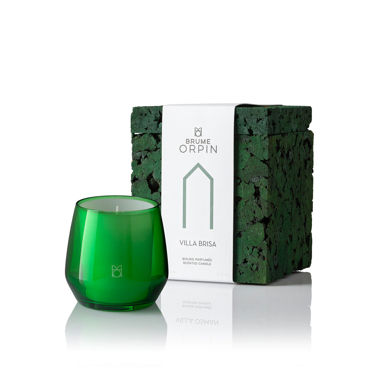 Une bougie Villa Brisa BRUME ORPIN et son coffret